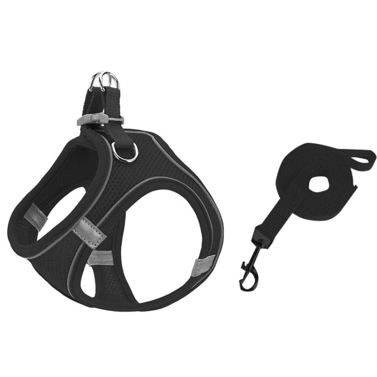 TM050 Correa para el pecho para mascotas Tipo de chaleco Cuerda de tracción reflectante transpirable, XXXS, XXS, XS, S, M, L