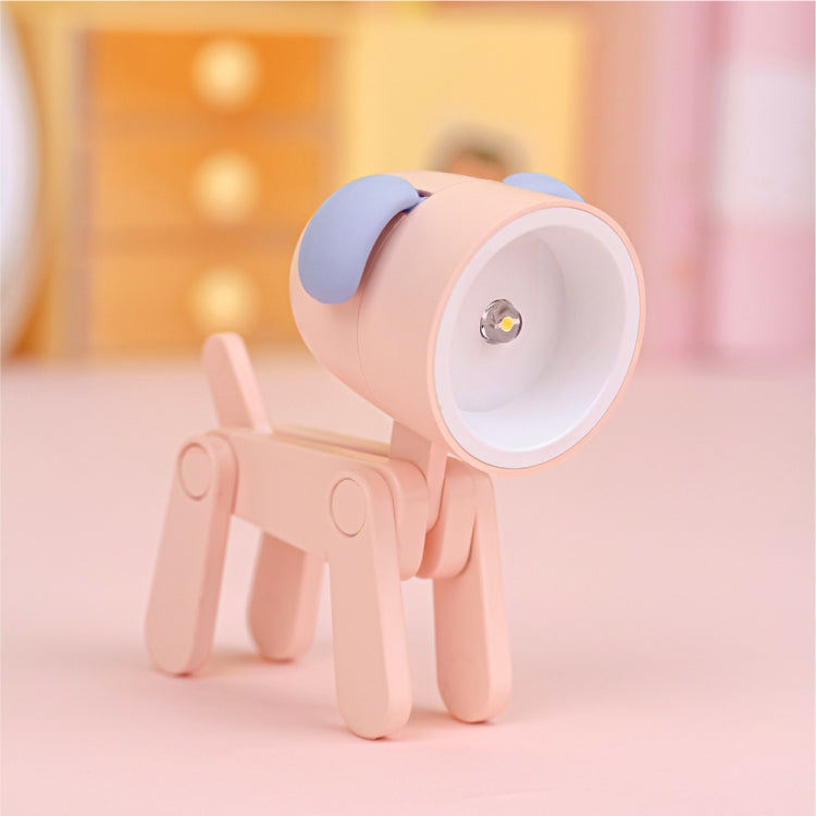 TL-23 LED Mini Lámpara de escritorio plegable de dibujos animados Lámpara de mesa de decoración con forma de mascota para el hogar, Especificaciones:, Dog (Blue), Dog (Green), Dog (Pink), Dog (Beige), Dog (Orange), Dog (Yellow), Deer (Blue), Deer (Gree...