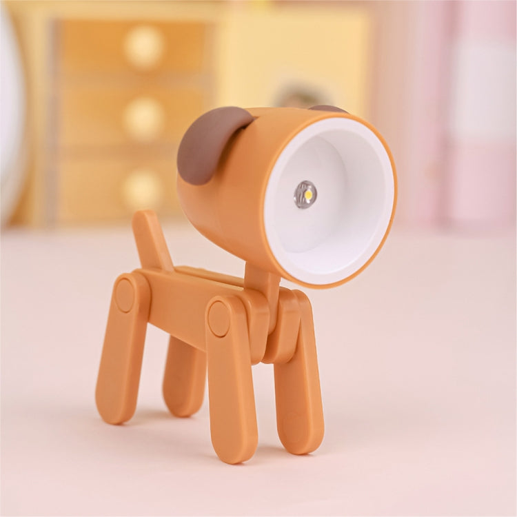 TL-23 LED Mini Lámpara de escritorio plegable de dibujos animados Lámpara de mesa de decoración con forma de mascota para el hogar, Especificaciones:, Dog (Blue), Dog (Green), Dog (Pink), Dog (Beige), Dog (Orange), Dog (Yellow), Deer (Blue), Deer (Gree...