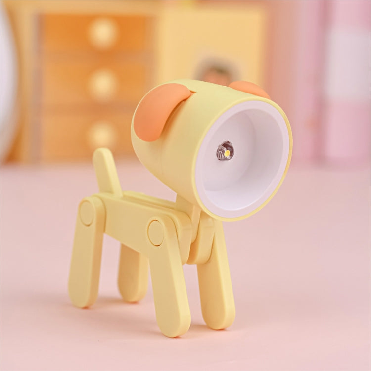TL-23 LED Mini Lámpara de escritorio plegable de dibujos animados Lámpara de mesa de decoración con forma de mascota para el hogar, Especificaciones:, Dog (Blue), Dog (Green), Dog (Pink), Dog (Beige), Dog (Orange), Dog (Yellow), Deer (Blue), Deer (Gree...