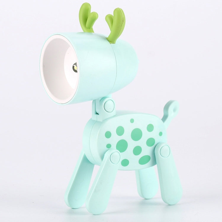 TL-23 LED Mini Lámpara de escritorio plegable de dibujos animados Lámpara de mesa de decoración con forma de mascota para el hogar, Especificaciones:, Dog (Blue), Dog (Green), Dog (Pink), Dog (Beige), Dog (Orange), Dog (Yellow), Deer (Blue), Deer (Gree...