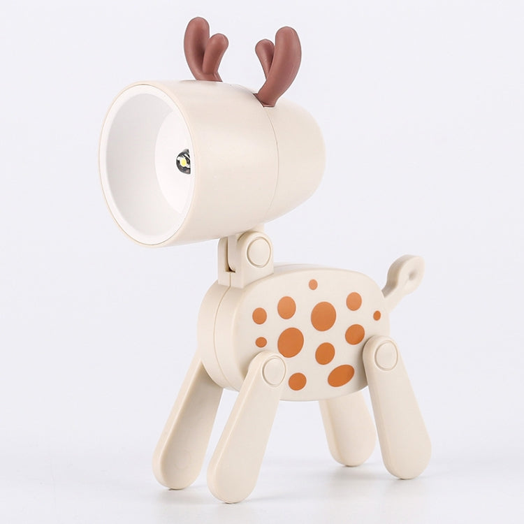 TL-23 LED Mini Lámpara de escritorio plegable de dibujos animados Lámpara de mesa de decoración con forma de mascota para el hogar, Especificaciones:, Dog (Blue), Dog (Green), Dog (Pink), Dog (Beige), Dog (Orange), Dog (Yellow), Deer (Blue), Deer (Gree...