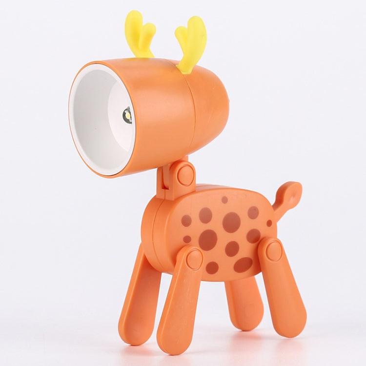 TL-23 LED Mini Lámpara de escritorio plegable de dibujos animados Lámpara de mesa de decoración con forma de mascota para el hogar, Especificaciones:, Dog (Blue), Dog (Green), Dog (Pink), Dog (Beige), Dog (Orange), Dog (Yellow), Deer (Blue), Deer (Gree...