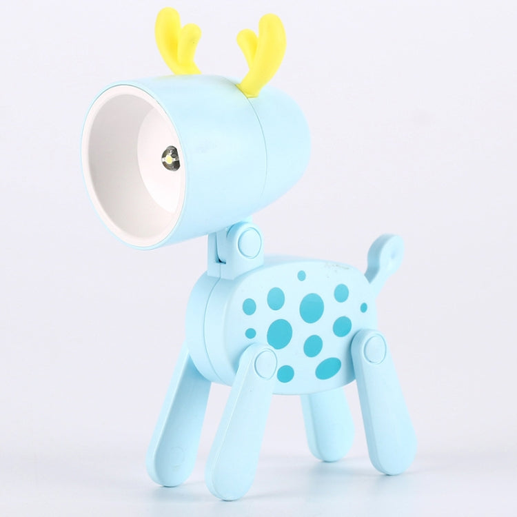 TL-23 LED Mini Lámpara de escritorio plegable de dibujos animados Lámpara de mesa de decoración con forma de mascota para el hogar, Especificaciones:, Dog (Blue), Dog (Green), Dog (Pink), Dog (Beige), Dog (Orange), Dog (Yellow), Deer (Blue), Deer (Gree...