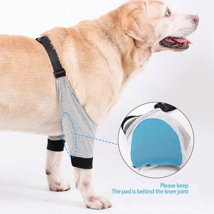 Rodilleras para mascotas Transpirable Codera para perros Brace para piernas delanteras, S, M, L, XL, XXL