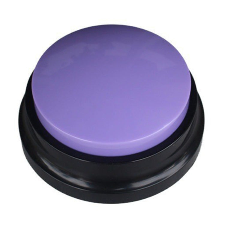 Botón de comunicación para mascotas Dog Vocal Box Recording Vocalizer, Style: Recording Model, Dark Blue, Light Blue, Green, Purple, Red, Orange, Rose Red, Pink, Yellow, Lake Blue, White