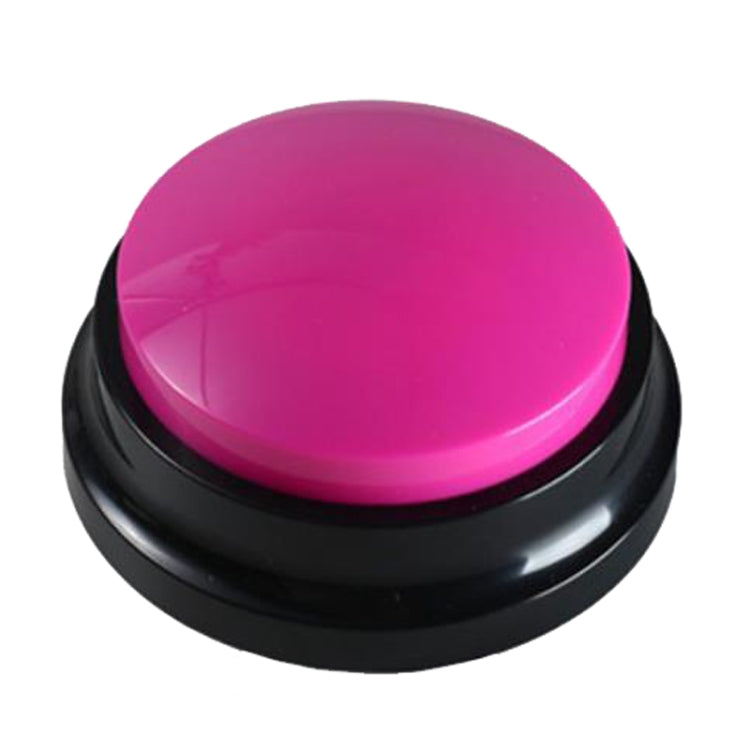 Botón de comunicación para mascotas Dog Vocal Box Recording Vocalizer, Style: Recording Model, Dark Blue, Light Blue, Green, Purple, Red, Orange, Rose Red, Pink, Yellow, Lake Blue, White