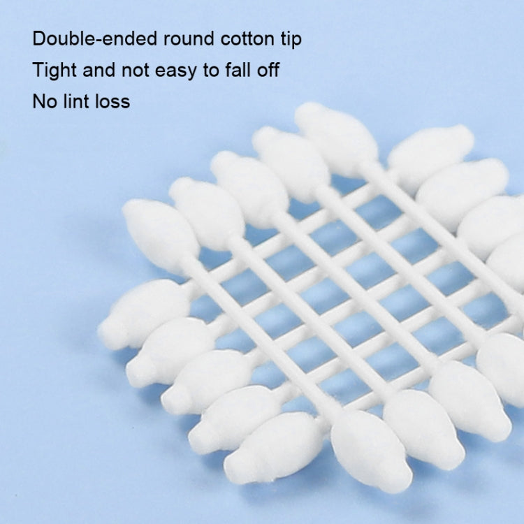 2 cajas de bastoncillos de algodón para mascotas suministros de limpieza de orejas de perros y gatos, Pet Cotton Swabs