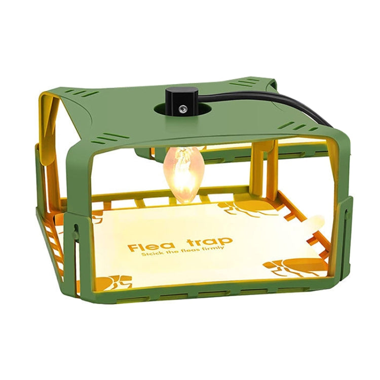 SK121 Trampa para moscas cuadrada Trampa para pulgas para mascotas Colector de luz para pulgas para el hogar, 1pcs, 2pcs