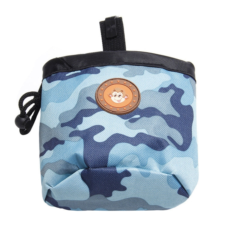 Bolsa multifuncional para entrenamiento de mascotas, bolsa de aperitivos de camuflaje, bolsa portátil para cinturón para caminar para perros, Amarillo, Azul, Rosado, Blanco y Negro