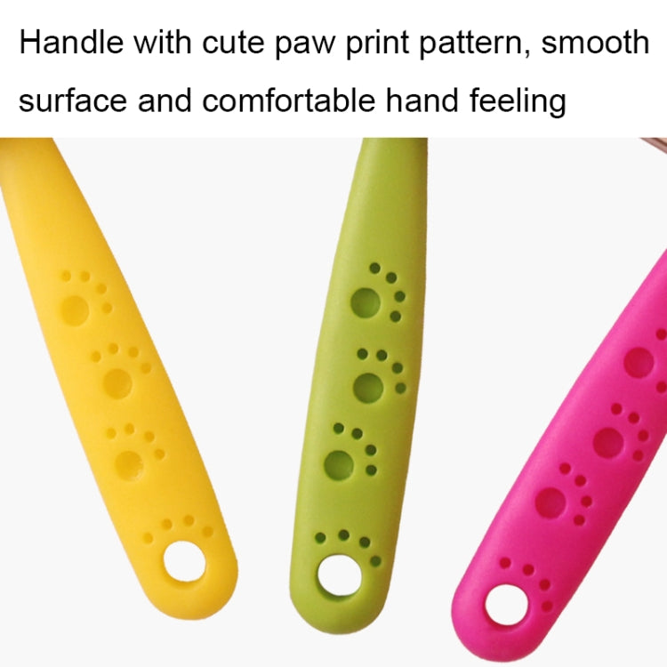 BG-W1347 3 uds peine de masaje para depilación de mascotas herramientas de limpieza para perros, entrega de Color aleatorio, S, M, L