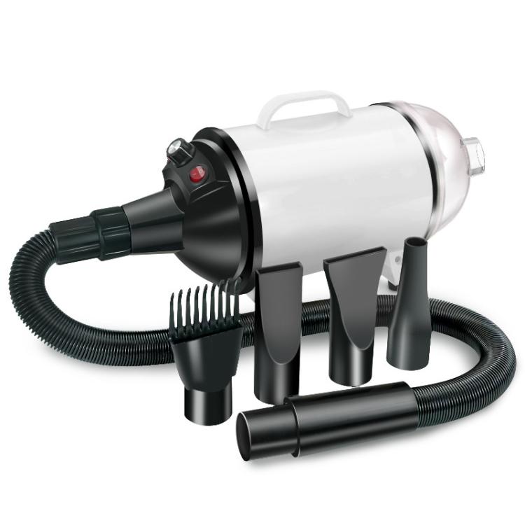 Secador para perros de 2100 W, velocidad continua, chorro de pelo para mascotas con aspiradora