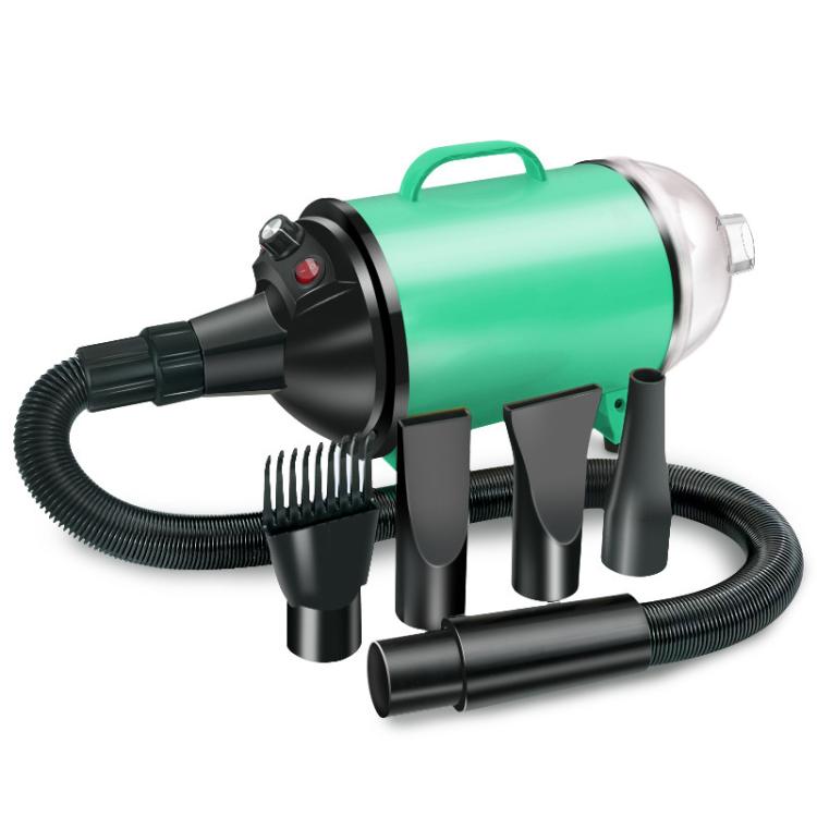 Secador para perros de 2100 W, velocidad continua, chorro de pelo para mascotas con aspiradora