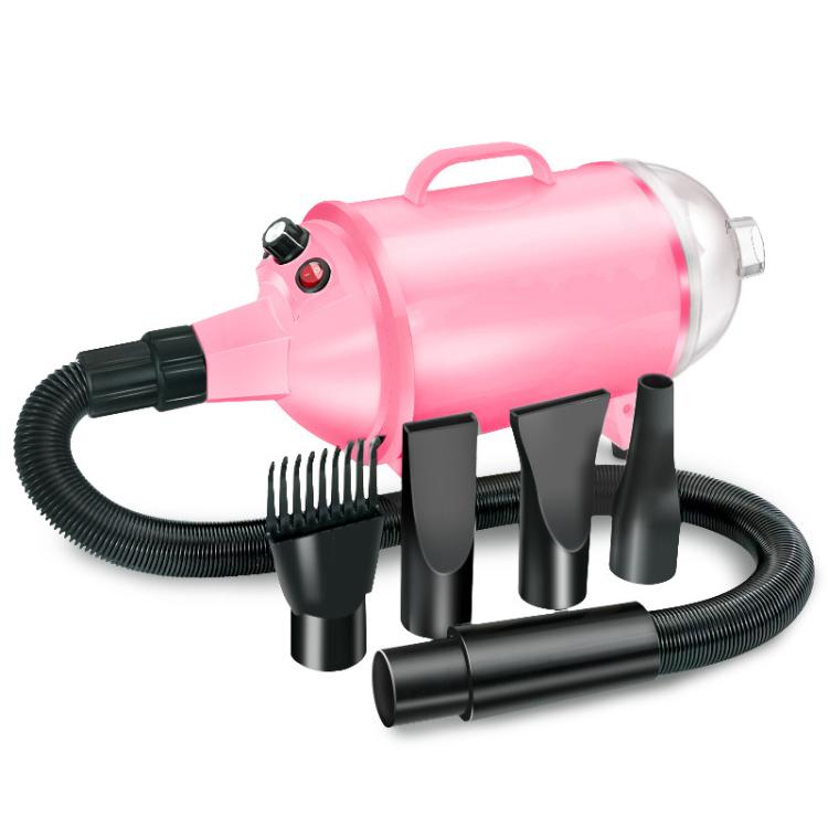 Secador para perros de 2100 W, velocidad continua, chorro de pelo para mascotas con aspiradora
