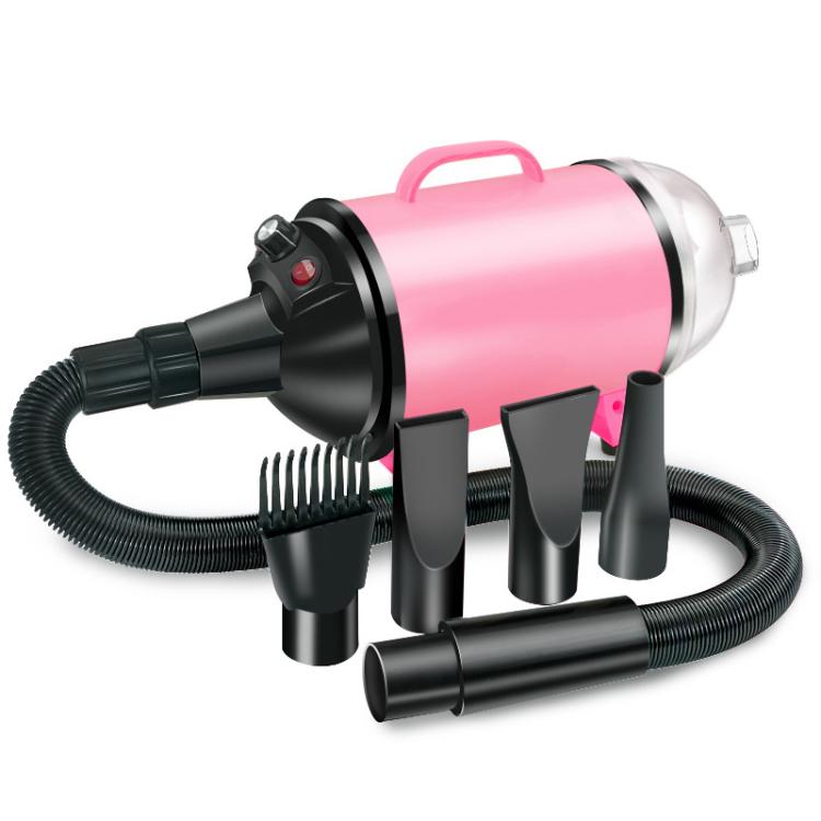 Secador para perros de 2100 W, velocidad continua, chorro de pelo para mascotas con aspiradora