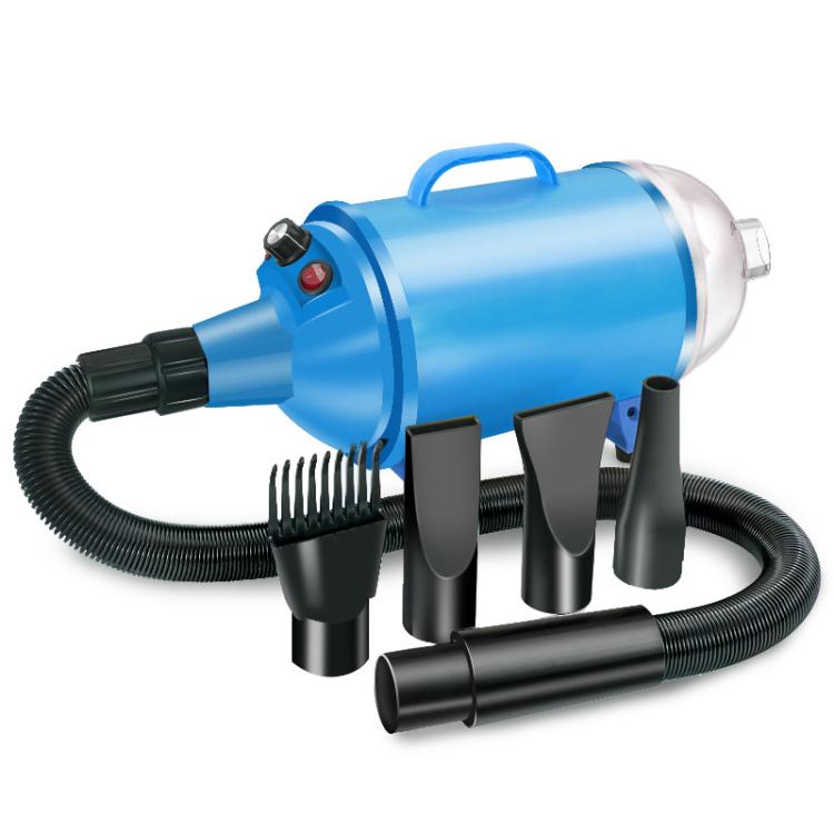 Secador para perros de 2100 W, velocidad continua, chorro de pelo para mascotas con aspiradora