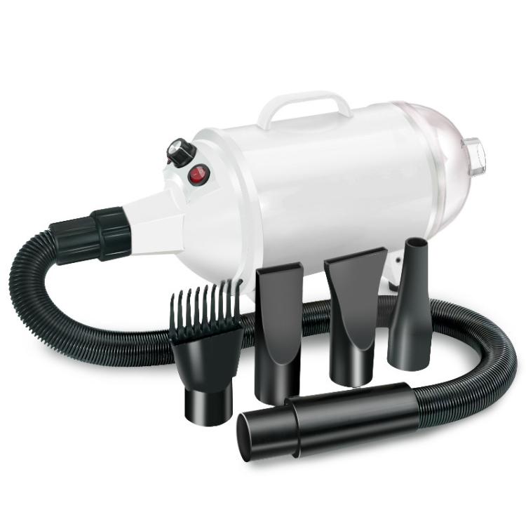 Secador para perros de 2100 W, velocidad continua, chorro de pelo para mascotas con aspiradora