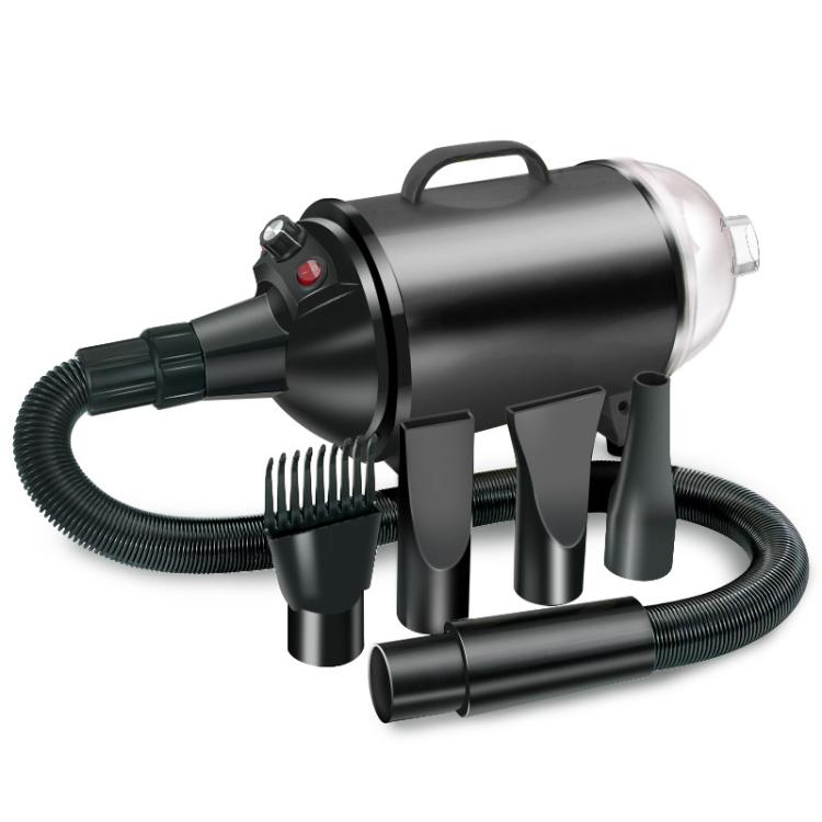 Secador para perros de 2100 W, velocidad continua, chorro de pelo para mascotas con aspiradora