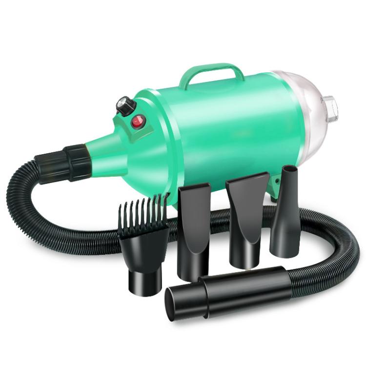 Secador para perros de 2100 W, velocidad continua, chorro de pelo para mascotas con aspiradora