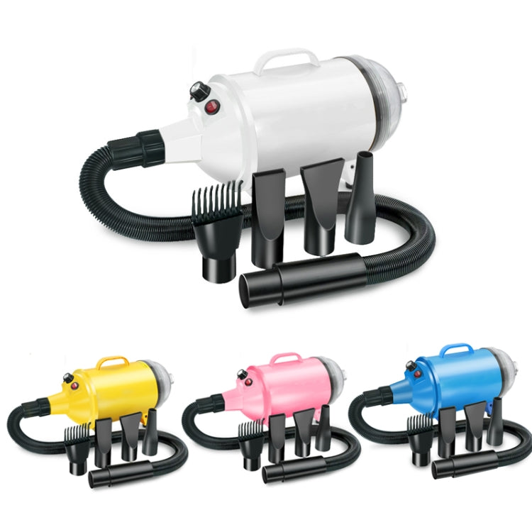 Secador para perros de 2100 W, velocidad continua, chorro de pelo para mascotas con aspiradora