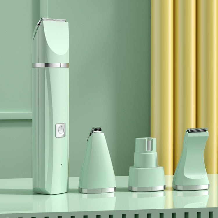 Afeitadora para mascotas, cortadora de pelo con pata de perro y gato, atenuador eléctrico, 2 in 1 Green, 3 in 1 Green, 4 in 1 Green, 2 in 1 White, 3 in 1 White, 4 in 1 White