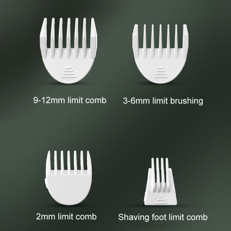 Afeitadora para mascotas, cortadora de pelo con pata de perro y gato, atenuador eléctrico, 2 in 1 Green, 3 in 1 Green, 4 in 1 Green, 2 in 1 White, 3 in 1 White, 4 in 1 White
