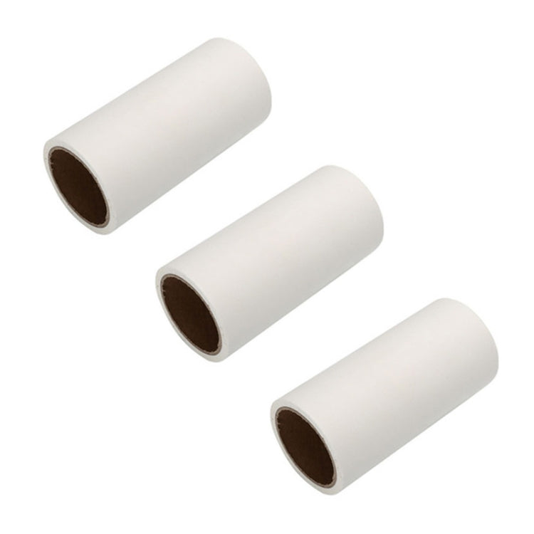 Rollo de ropa para rasgar, cepillo de rodillo de pelo pegajoso para mascotas, Pink, Green, Blue, 3 Rolls Replace Paper
