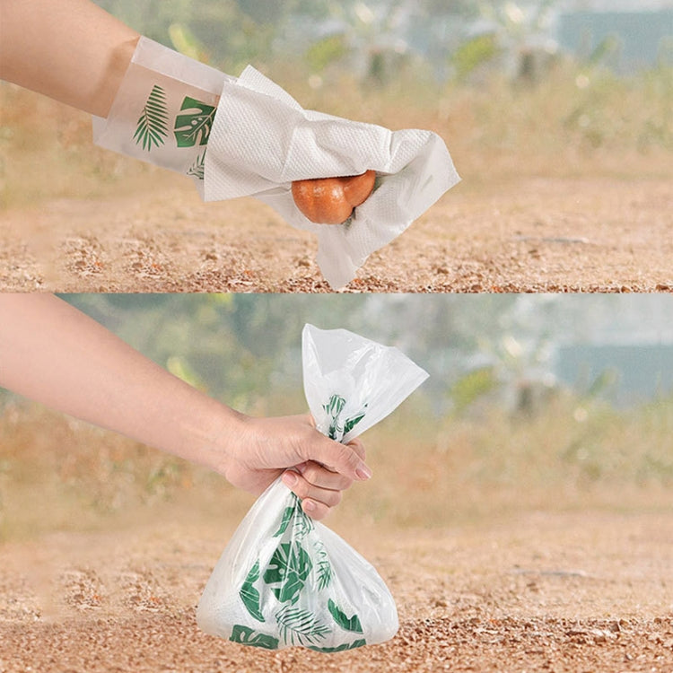 Bolsas desechables para recoger excrementos de mascotas, bolsas de basura, suministros de limpieza de excrementos, 10pcs /Pack