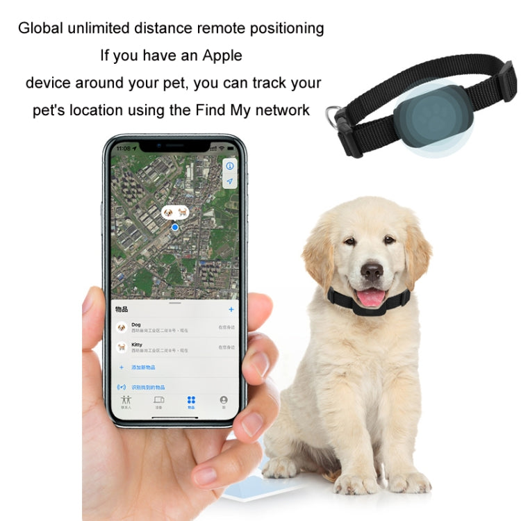 Collar de silicona con cubierta protectora para localizador inteligente de mascotas certificado Mfi