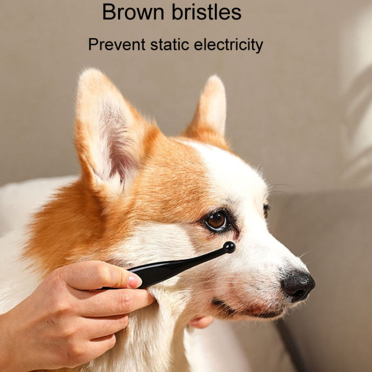Cepillo de maquillaje de ojos con cepillo para manchas de lágrimas para limpieza de ojos de mascotas para perros y gatos