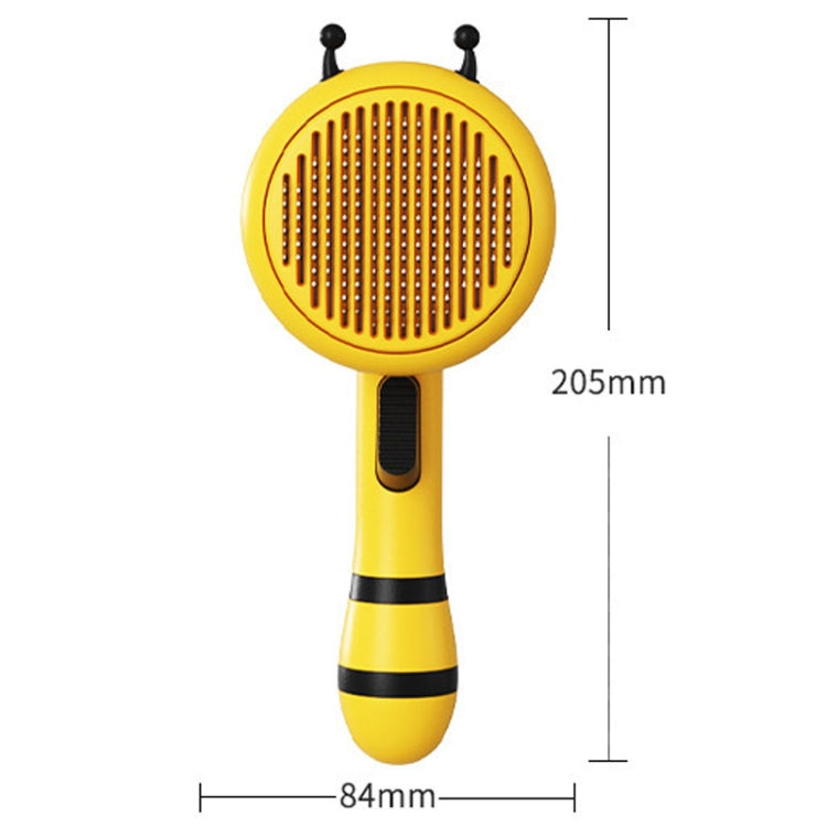 Abeja Pet Comb Gatos Depilación Masaje Cepillo de aguja