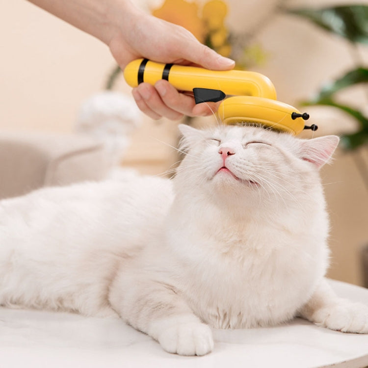 Abeja Pet Comb Gatos Depilación Masaje Cepillo de aguja