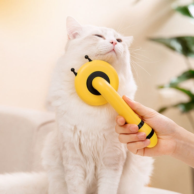 Abeja Pet Comb Gatos Depilación Masaje Cepillo de aguja