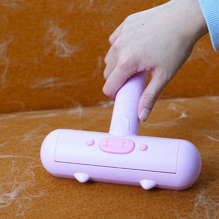 Rodillo lavable portátil para el pelo, pegatina con forma de cerdo, removedor de pelo estático para mascotas