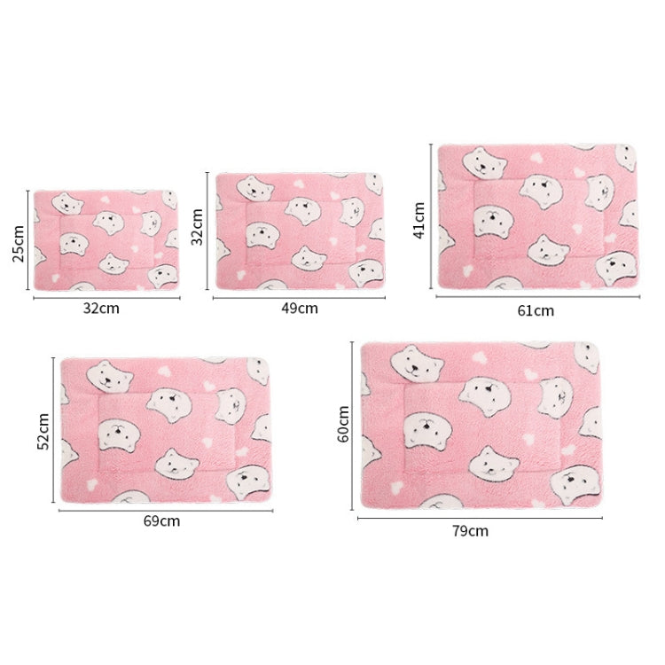 Cojín engrosado para mascotas, manta para perros y gatos, cama para mascotas, 32x25cm, 49x32cm, 61x41cm, 69x52cm, 79x60cm