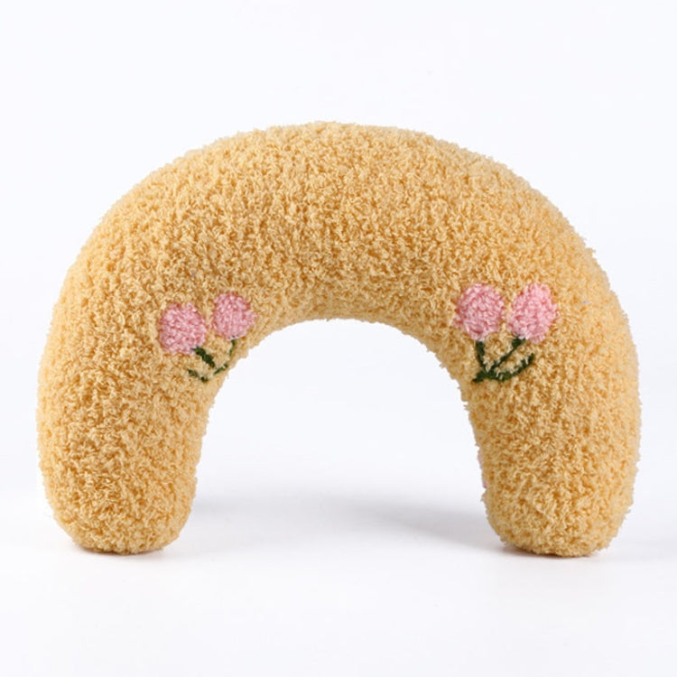 Almohada en forma de U para gatos, cojín para dormir para perros y mascotas