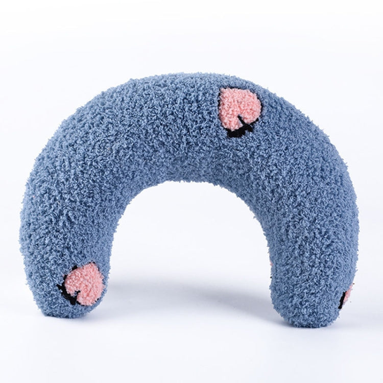 Almohada en forma de U para gatos, cojín para dormir para perros y mascotas