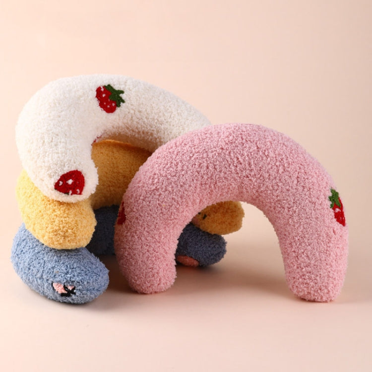 Almohada en forma de U para gatos, cojín para dormir para perros y mascotas