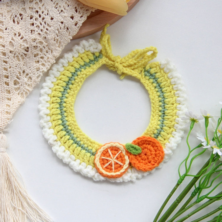 Bufanda hecha a mano con cuello de lana para decoración de fotos, Collar de punto bonito para perros y gatos, Bow Rabbit, Watermelon Pig, Rural Diary, Corn Radish Flower, Lime Green Oange, Cherry Pink, Romantic Princess