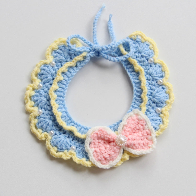 Bufanda hecha a mano con cuello de lana para decoración de fotos, Collar de punto bonito para perros y gatos, Bow Rabbit, Watermelon Pig, Rural Diary, Corn Radish Flower, Lime Green Oange, Cherry Pink, Romantic Princess