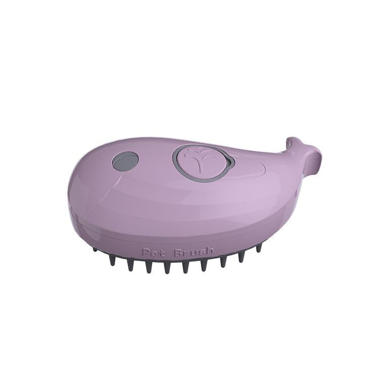 Spray para mascotas, cepillo humeante, peine de masaje para el cuidado de perros y gatos, Whale Blue, Whale Pink, Dolphin Pink