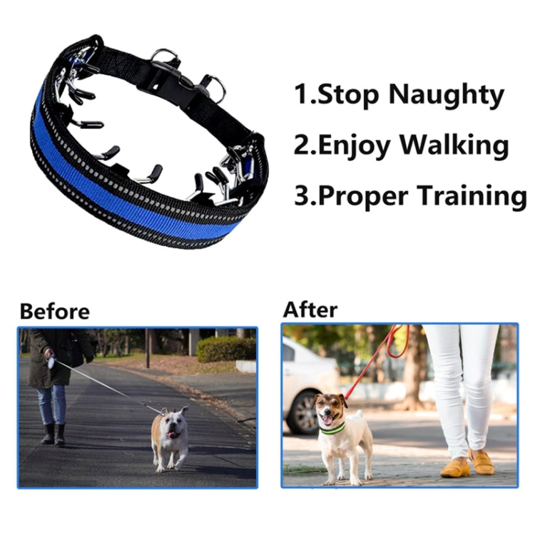 Collar de cadena estimulante para entrenamiento de mascotas, Corral para perros con punzón antiexplosión, S, M, L, XL