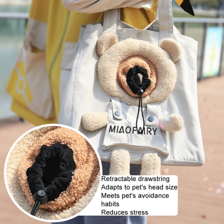 Bolsa de viaje portátil para gatos, bolso de lona con hombro descubierto, bolso para mascotas para perros pequeños