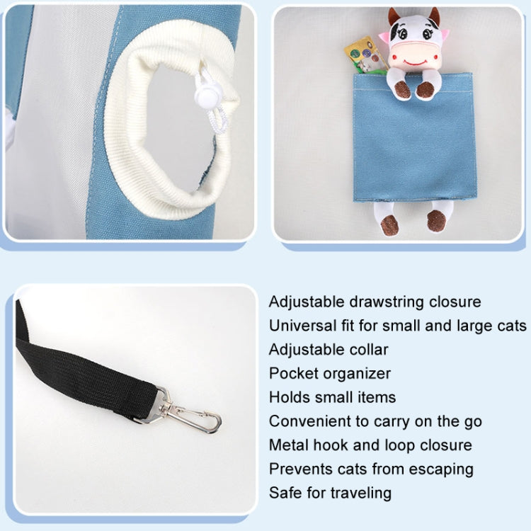 Bolso portátil al aire libre del animal doméstico del bolso del gato de la lona expuesta respirable de la capacidad grande del PDA