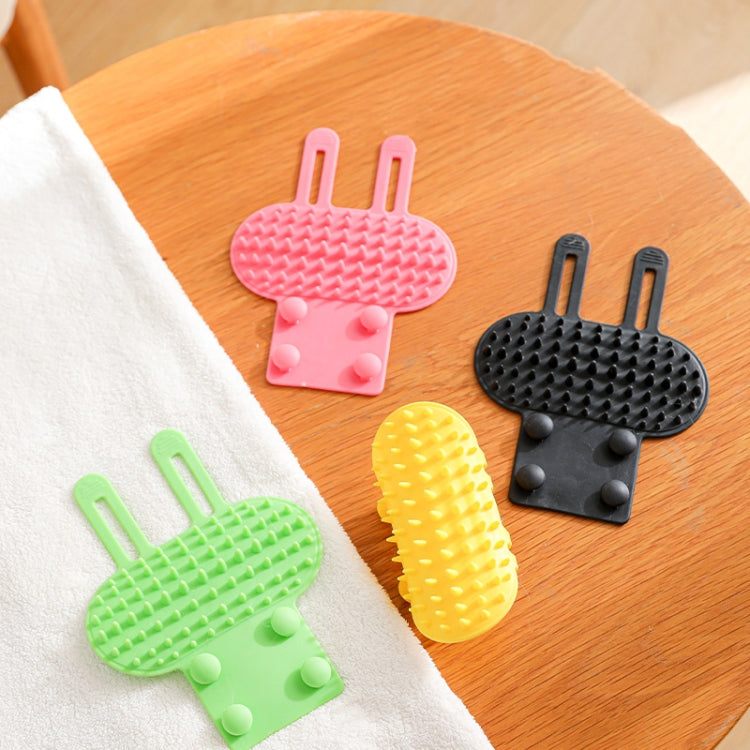 Rascador multifuncional para patas de mesa para gatos, cepillo de masaje para el cabello de silicona para mascotas