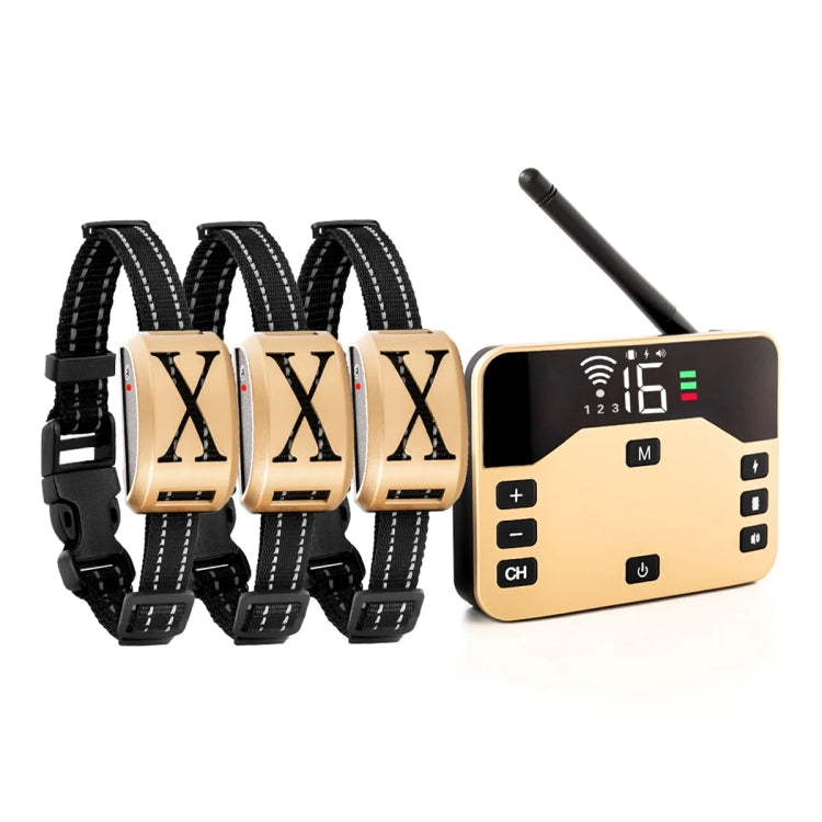 Cerca electrónica para mascotas, parada inalámbrica, Barker, Collar para perros al aire libre, entrenador de perros con Control remoto, 1 Drag 1, 1 Drag 2, 1 Drag 3