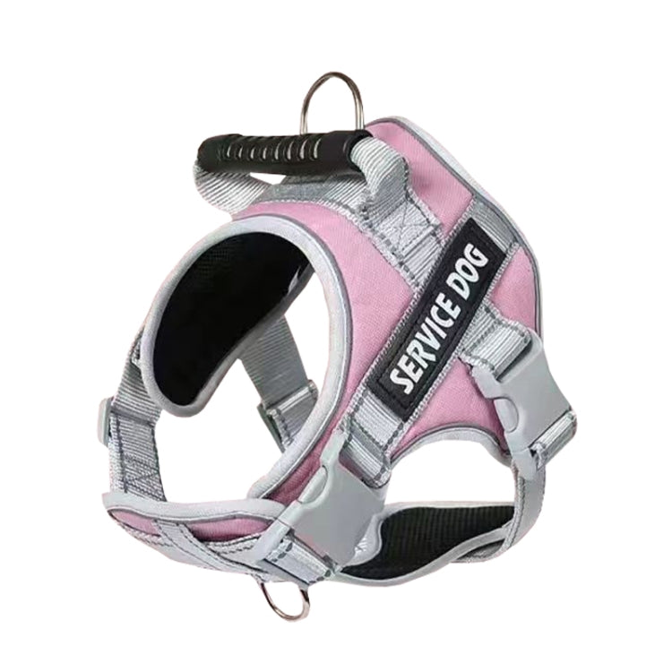 Arnés de pecho a prueba de explosiones para perros grandes Correa de viaje para perros, Single Black, Single Red, Single Pink, Black+1.5m Round Rope, Red+1.5m Round Rope, Pink+1.5m Round Rope), Black+2m Round Rope, Red+2m Round Rope, Pink+2m Round Rope