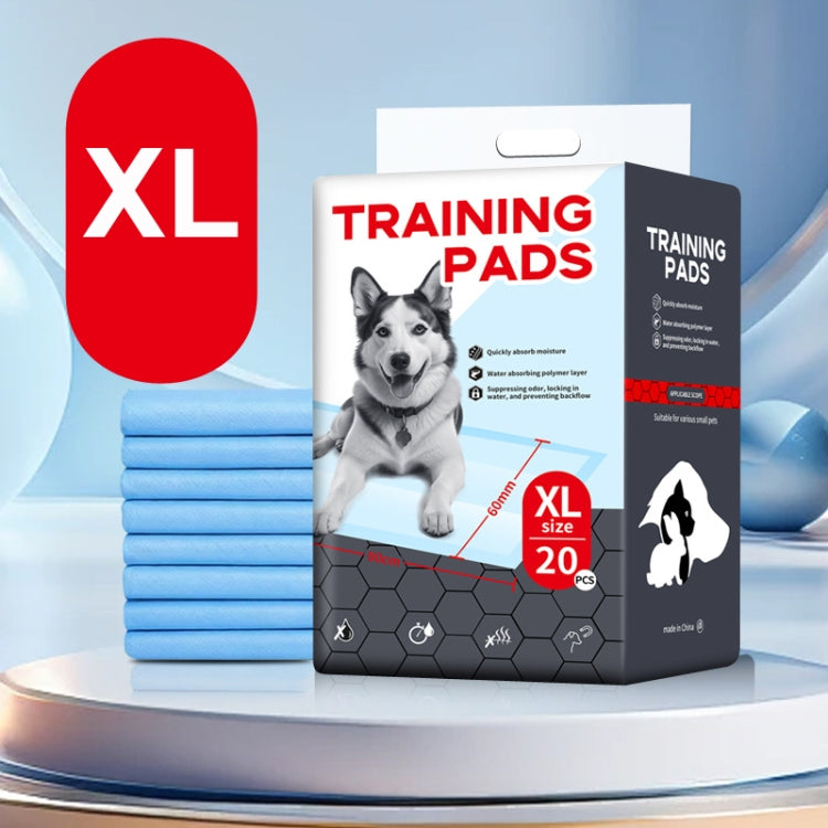 Almohadillas de entrenamiento para mascotas Almohadilla para pañales para perros absorbente de agua espesa, S 33 x 45cm 100pcs / Pack, M 45 x 60cm 50pcs / Pack, L 60 x 60cm 40pcs / Pack, XL 60 x 90cm 20pcs / Pack