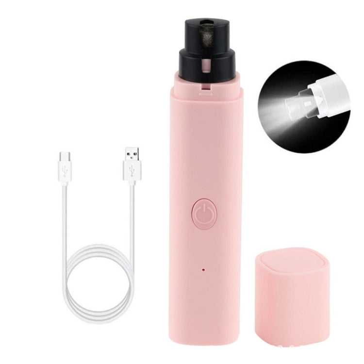 Amoladora de uñas totalmente automática para mascotas con luz LED