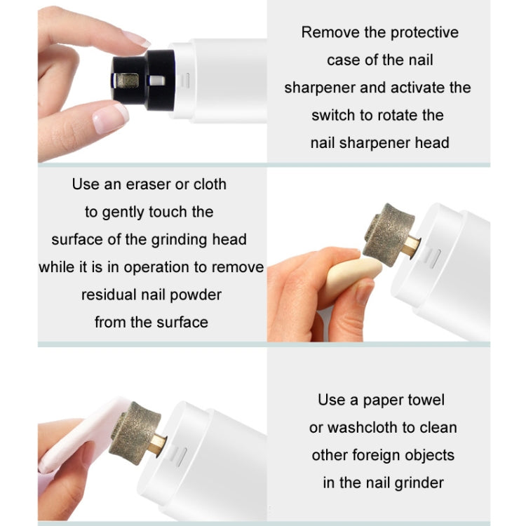 Amoladora de uñas totalmente automática para mascotas con luz LED
